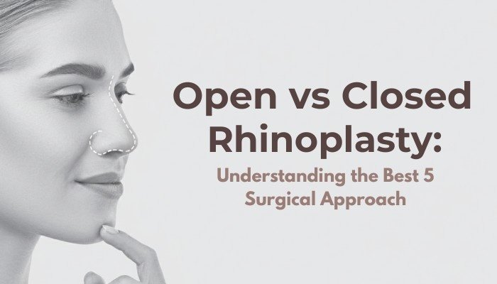 Open vs Closed Rhinoplasty: Understanding the Best 5 Surgical Approach